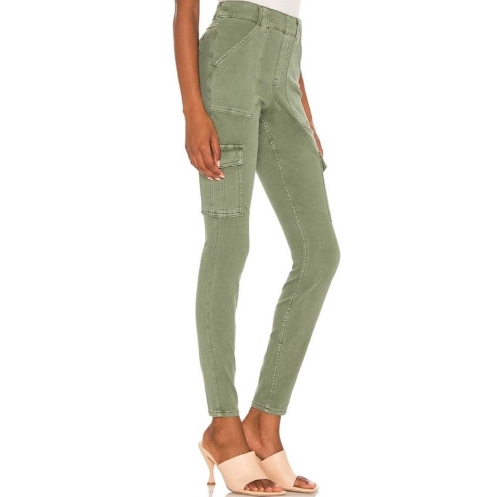 SPANX Olive Green Cargo Pants - Picture 4 of 10